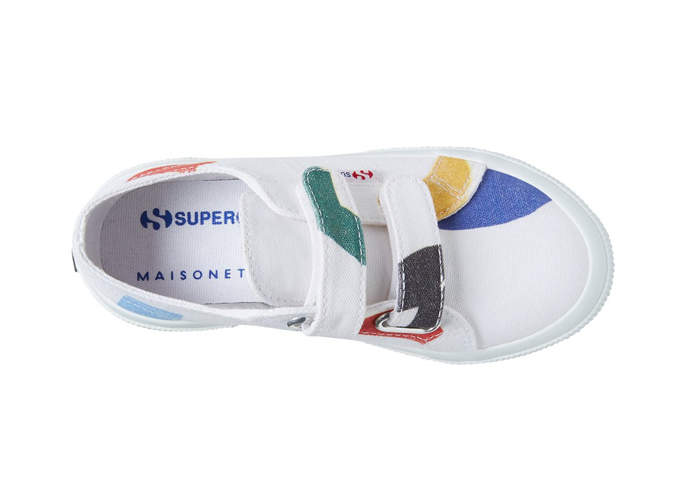 Superga Sneakers Kids - 2750 Cotjstrap Fancolorfigures - White - WIMEK2137